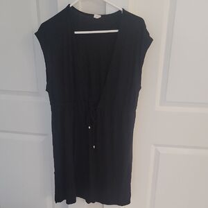 Merona Black Swim Coverup